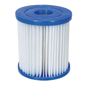 Leen Bakker - Bestway Filterpatroon Voor 1135 Liter Pomp (2 Stuks) - PVC - Blauw#Wit - 7x7x18 Cm