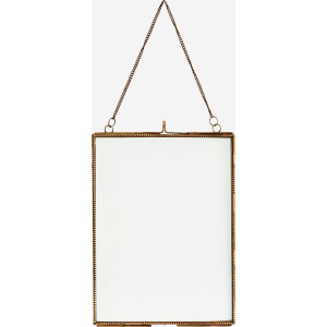 Madam Stoltz - hangende fotolijst - antiek messing - 15x20cm