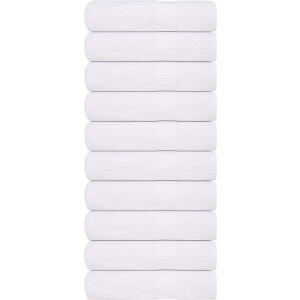 vidaXL - Badhanddoeken - FROGN - 10 - st - 100x150 - cm - 360 - g/m² - wit