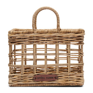 Servethouder Rustic Rattan Bag