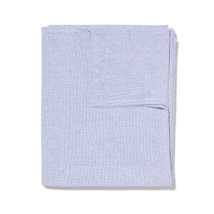 HEMA HEMA Tafelkleed Blauw Chambray Katoen 140x240 (blauw)