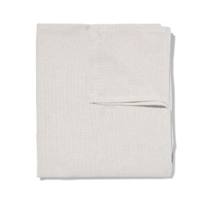 HEMA HEMA Tafelkleed Grijs Chambray Katoen 140x240 (grijs)