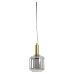 Light & Living Hanglamp 'Lekar' Ø21cm, Antiek Brons/Smoke
