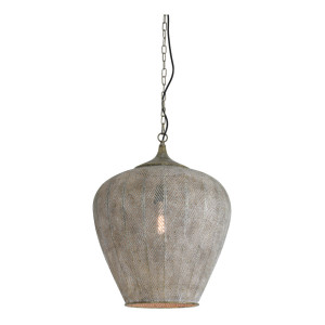 Light & Living Hanglamp 'Lavello' 45cm, kleur Antiek Goud-/Wit