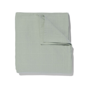 HEMA HEMA Tafelkleed Met Ruiten 140x240 Katoen Groen (groen)