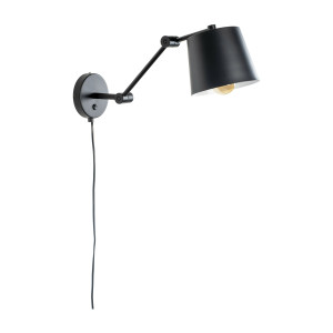 ZILT Wandlamp 'Bret' kleur Zwart