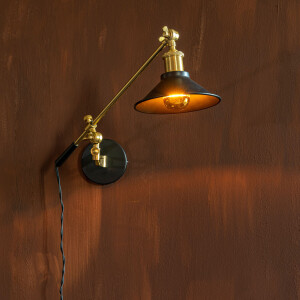 Dutchbone Wandlamp 'Penelope' kleur Zwart