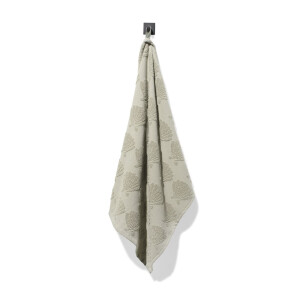 HEMA HEMA Keukendoek 50x50cm Katoen Schelpen (groen)