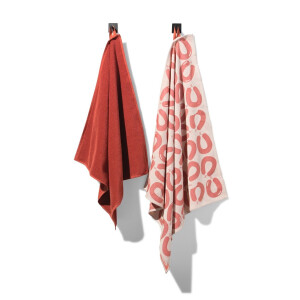 HEMA HEMA Thee- En Keukendoekset Rookworst - 2 Stuks (bruin)