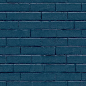 Noordwand Behang Good Vibes Brick Wall blauw