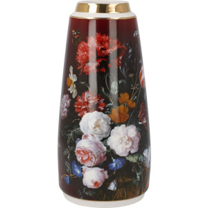 Goebel - Jan Davidsz de Heem | Vaas Bloemen | Porselein - 18cm - met echt goud