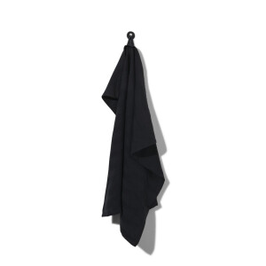 HEMA HEMA Theedoek - 65 X 65 - Katoen - Zwart (zwart)