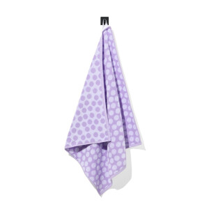 HEMA HEMA Keukendoek 50x50 Katoen Lila Met Stippen (lila)
