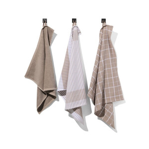 HEMA HEMA Thee- En Keukendoeken Bruin - 4 Stuks (naturel)