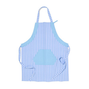 HEMA HEMA Schort Katoen Grijsblauw (blauw)
