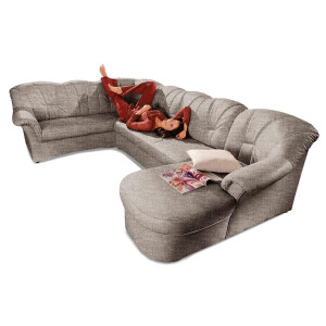 DOMO collection Zithoek Papenburg, tijdloze rugsteppingen, elegante vormtaal, U-vorm