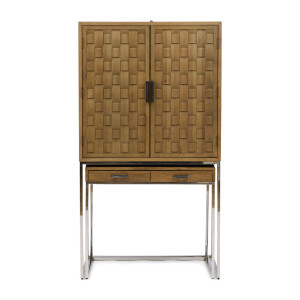 Rivièra Maison Wijnkast/Opbergkast 'Southend' Eikenhout, 182 x 100cm