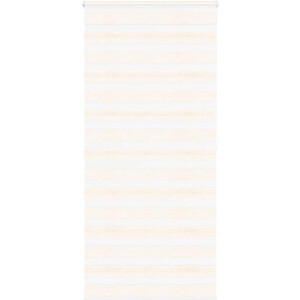vidaXL - Zebra - rolgordijn - 115x200 - cm - stofbreedte - 110,9 - cm - marmerbeige