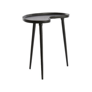 Light & Living Bijzettafel 'Lienz' 53 x 30cm, kleur Mat Zwart