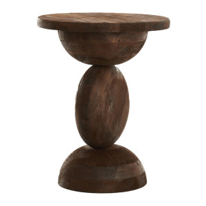 Light & Living Bijzettafel 'Mirto' Mangohout, 40cm, kleur Bruin