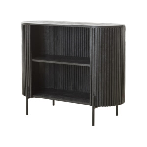 Light & Living Dressoir 'Dumosi' Mangohout, 100cm, kleur Mat Zwart