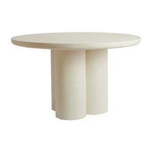 Light & Living Ronde Eettafel 'Mizuho' 130cm, kleur Crème