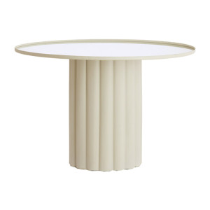 Light & Living Bijzettafel 'Rosario' 60cm hoog, kleur Crème