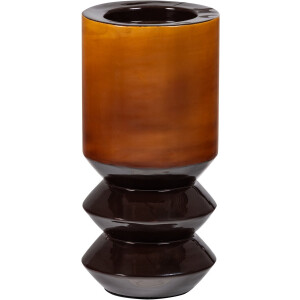 WOOOD Kiva Kandelaar 33x15 CM - Metaal - Bruin - 33x15x15 cm