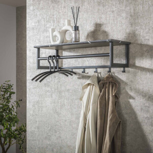 LifestyleFurn Kapstok 'Craige' Keramiek look, Met 6 haken