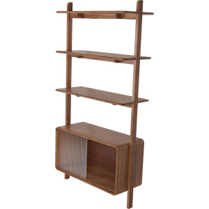 Zuiver Rise Kast/ Stellingkast Hout Walnoot - Bruin