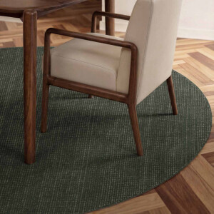 Vloerkleed Croom Rond - Groen Xcm - Wol - Dekbed-Discounter.nl