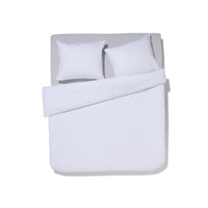 HEMA HEMA Dekbedovertrek 240x200/220cm Hotel Katoen Percal Wit (wit)