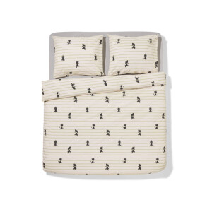 HEMA HEMA Takkie En Siepie Dekbedovertrek 200x200/220cm Zacht Katoen (beige)