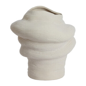 Light & Living Vaas 'Luzz' Keramiek, 34cm, kleur Mat Crème