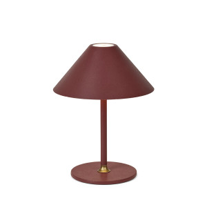 Halo Design Tafellamp 'Hygge' Oplaadbaar, 19cm, kleur Rood