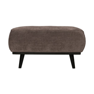 BePureHome Hocker 'Statement' Rib, kleur Taupe