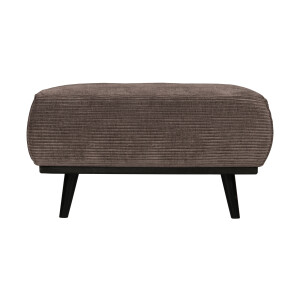 WOOOD Hocker 'Statement' Rib, kleur Taupe