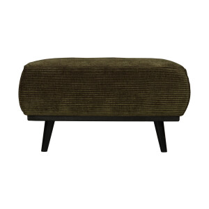 WOOOD Hocker 'Statement' Rib, kleur Warm Groen