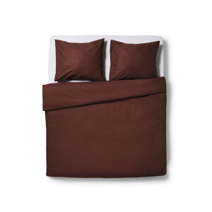 HEMA HEMA Dekbedovertrek 240x200/220cm Zacht Katoen Bruin (bruin)