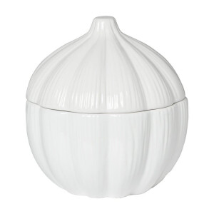 Knoflook pot - wit - ø15.2x15.8 cm
