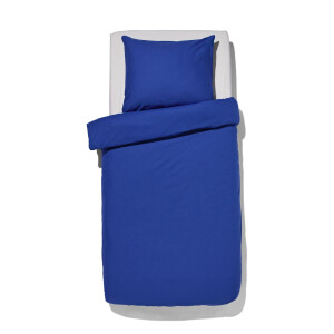 HEMA HEMA Dekbedovertrek 140x200/220cm Zacht Katoen Kobaltblauw (kobaltblauw)