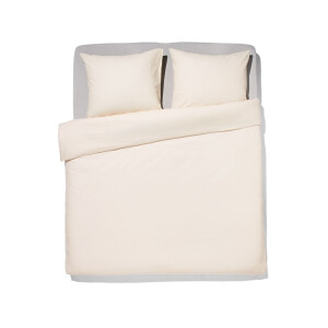 HEMA HEMA Dekbedovertrek 200x200/220cm Zacht Katoen Beige (beige)
