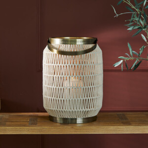 Rivièra Maison Windlicht 'San José' Katoenen touw, 56cm