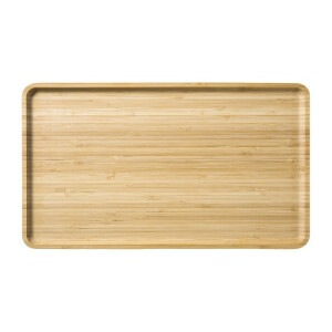 Bamboe tray groot - bruin - 1.8x44x25.5 cm