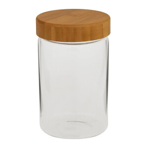 Voorraadpot met bamboe deksel - 900 ml