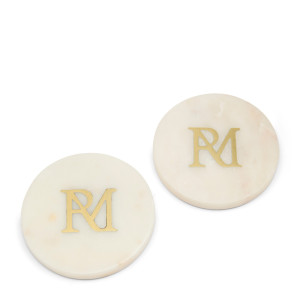 Onderzetters RM Marble, 2 stuks