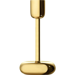 iittala Nappula Kandelaar koper – Kaarsenhouder goudkleurig– Kaarsenstandaard - 183mm