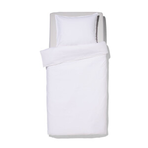 HEMA HEMA Dekbedovertrek 140x200/220cm Percal Wit (wit)