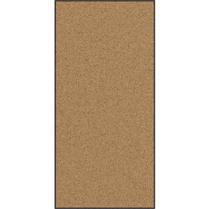 vidaXL - Deurmat - Anders - Crème - en - Zwart - 120 - x - 250 - cm - Polyamide - en - PVC