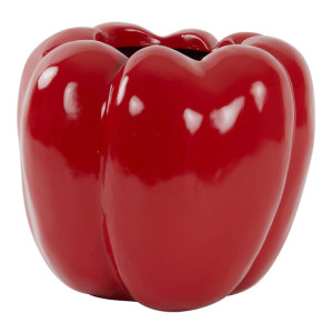 Light & Living Vaas 'Bellpepper' 30cm hoog, kleur Rood